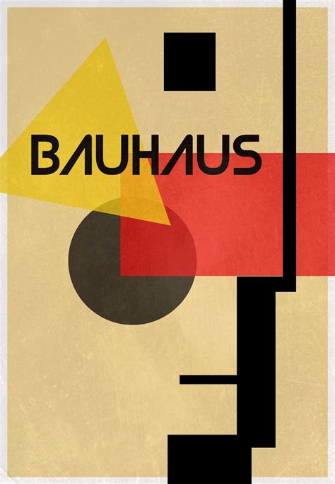 Typography Bauhaus Art