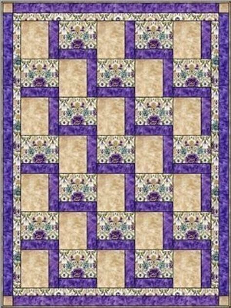 Download this free 3 yard quilt pattern today and get started on making a cherished memory that ...