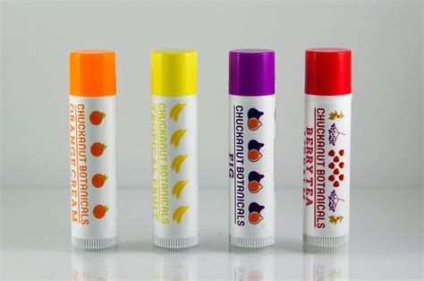 4 Pack Flavored Lip Balm - Chuckanut Botanicals