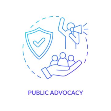 Public Advocacy Concept Icon Vector Development Turquoise Vector ...