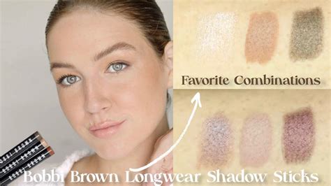 My FAVORITE Bobbi Brown Longwear Cream Shadow Stick Combinations & Full ...