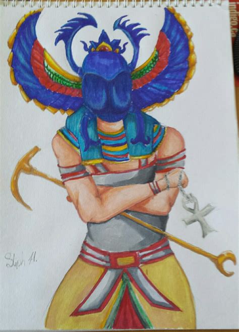 Egyptian god khepri by twinteen on DeviantArt