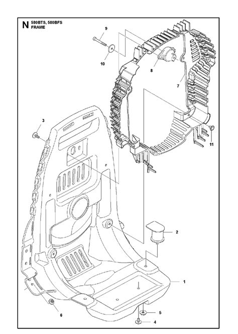 Buy Husqvarna 580BTS Replacement Tool Parts | Husqvarna 580BTS Diagram
