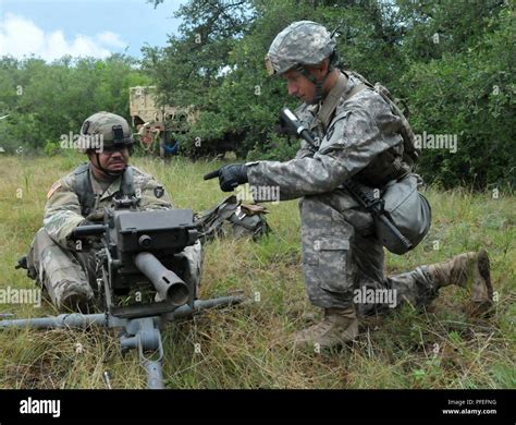 Soldiers from the 36th Infantry Division headquarters took took the first steps toward crew ...