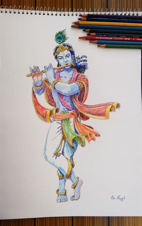 Krishna | Boho art drawings, Krishna art, Krishna drawing