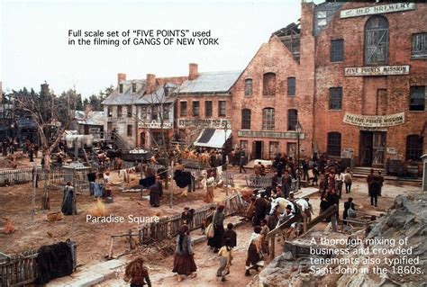 Realistic set of Paradise Park and Old Brewery from "Gangs of New York ...