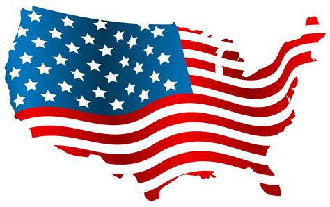 Flag of the United States Map Clip art - USA Flag Map PNG Clip Art ...