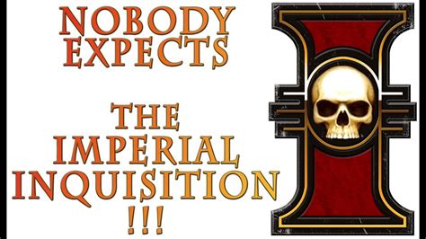 Warhammer 40k Lore - The Imperial Inquisition and its Origins - YouTube