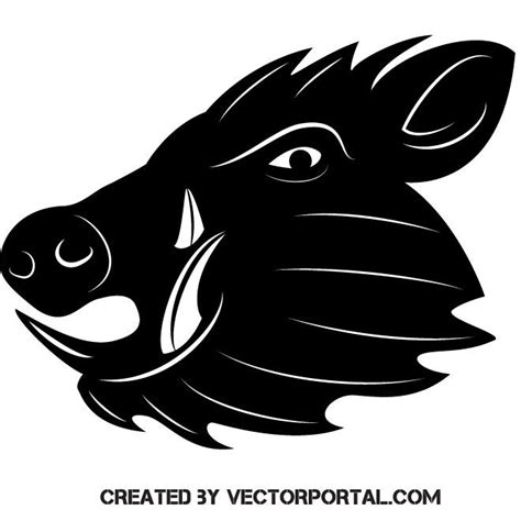 Warthog vector image | Vector images, Vector, Vector graphics