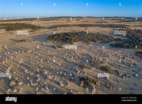 Sunset over the Pinnacles desert in Australia Stock Photo - Alamy