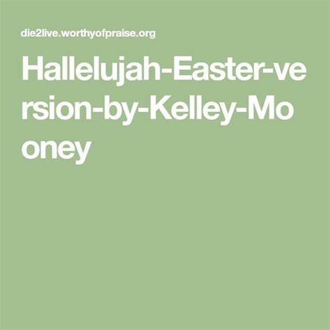 Hallelujah-Easter-version-by-Kelley-Mooney