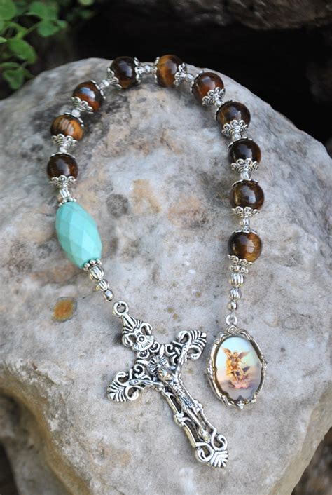 St Michael Archangel Rosary Chaplet - Etsy