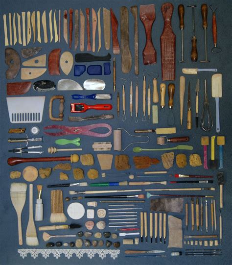 collection of clay tools thingsorganizedneatly.tumblr.com Pottery Tools, Ceramic Pottery ...