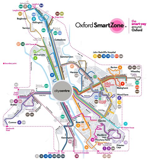 Oxford transport map - Ontheworldmap.com