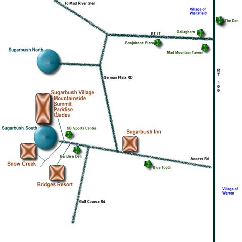 Sugarbush Resort Map