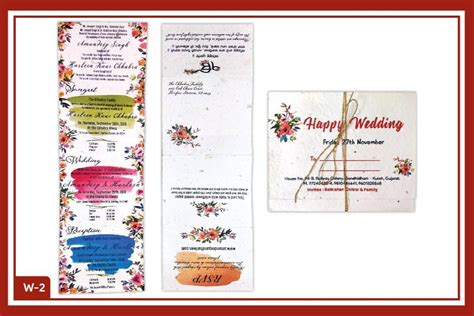 Multicolor Plantable Seed Paper Wedding Invitation Card, Rs 20 /piece | ID: 20663161948