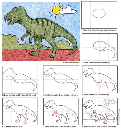 T-Rex - Art Projects for Kids