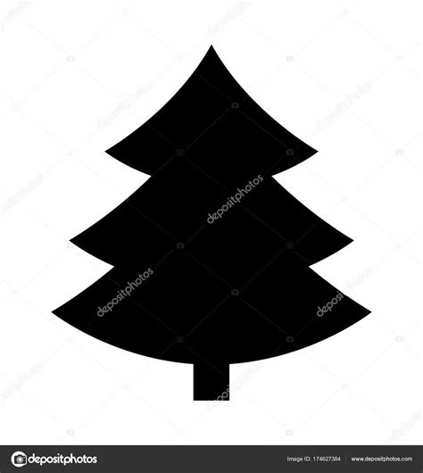 Pine Tree Vector Icon — Stock Vector © creativestall #174627384