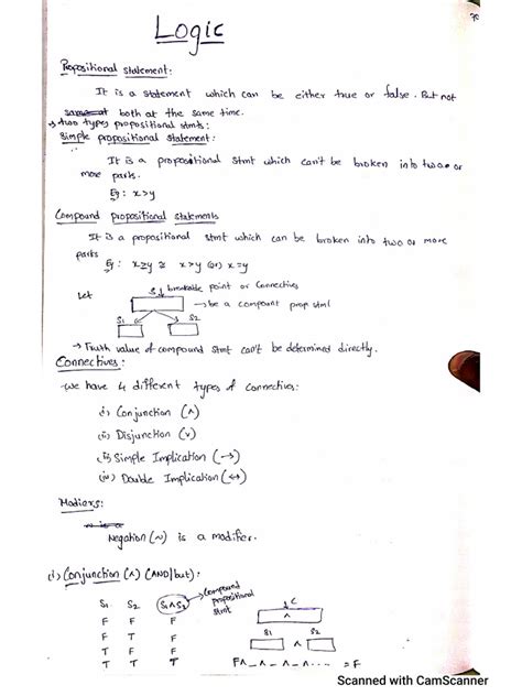 Logic Notes | PDF