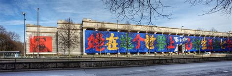 Ai Weiwei, Remembering, 2009, backpacks on the facade of the Haus der Kunst* (Munich) | Artwork ...