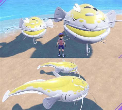 [Gen IX] XXXL vs XXXS Shiny Dondozo: Size Comparison : r/ShinyPokemon