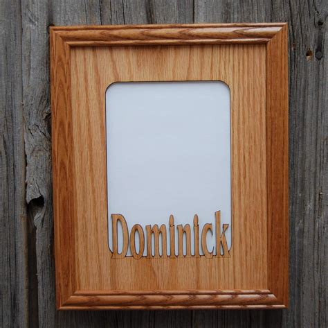 Amazon.com: Personalized Name Picture Frame - Holds 8x10 Photo: Handmade