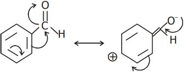 Would you expect benzaldehyde to be more reactive or less reactive in nucleophilic addition ...