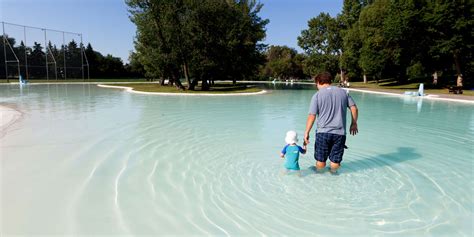 Wading pools, spray parks and outdoor pools