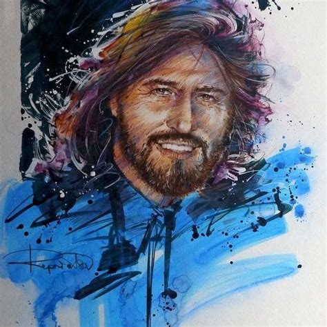 Sir Barry Gibb ️ Barry Gibb, Bee Gees, Perfect Man, Male Sketch ...