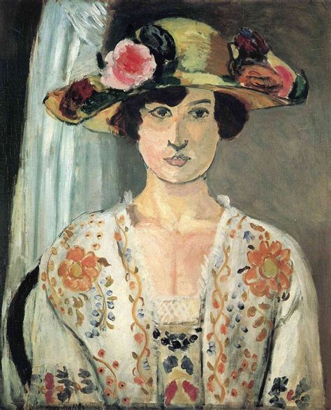 Henri Matisse - Woman in a Hat (ca.1920) | Matisse art, Henri matisse ...