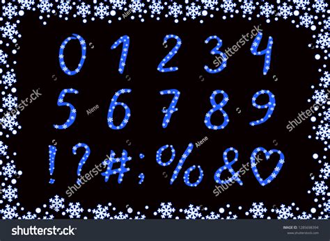 10 Frozen Snowflake Alphabet Clipart Images, Stock Photos & Vectors | Shutterstock