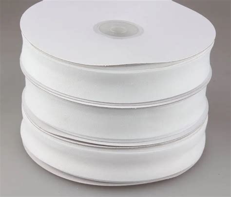 Free shipping Bias tape, bias binding tape size: 20mm, width:3/4",2cm, 25yds/lot white fold tape ...