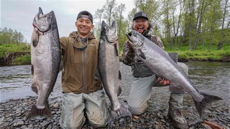 INSANE Alaska King Salmon Fishing! (CATCH CLEAN COOK) - YouTube