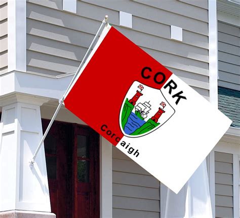 County Cork Ireland Crest Flag ~ 5 X 3 ft