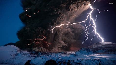 Volcanic Lightning Wallpaper (64+ images)