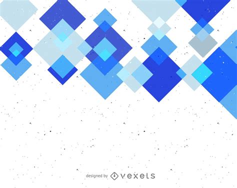 Abstract Background With Blue Geometric Shapes Vector Download