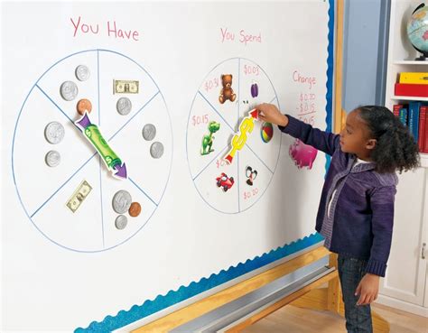 SpinZone™ Magnetic Whiteboard Games, Money Turn your whiteboard into a whole-class, interactive ...