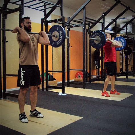 Hang Power Clean + Front Squat - Bridgetown CrossFit and Barbell Club