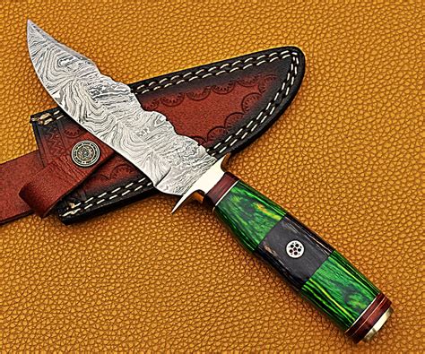 Natural Wooden Handle Knife 100% Handmade Forged Damascus | Etsy