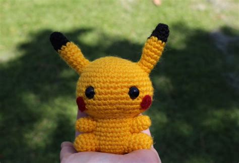 Free Pikachu crochet pattern amigurumi Pokemon - 53stitches