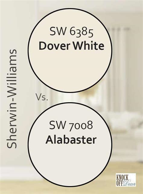 Paint Colors That Go With Dover White - Paint Color Ideas