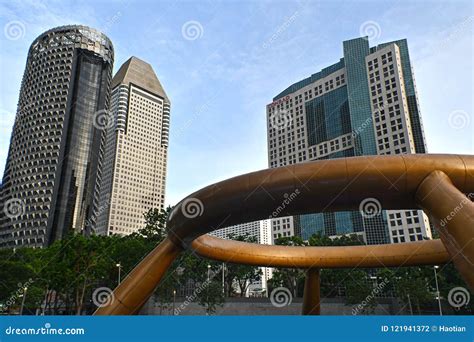 Suntec City Fountain of Wealth and Surrounding Skyscrapers. Editorial Photography - Image of ...