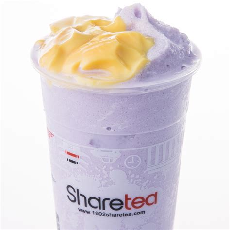 Taro Ice Blended With Pudding | Sharetea Linda Vista