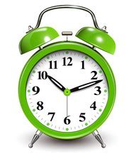 Green Alarm Clock Free Stock Photo - Public Domain Pictures