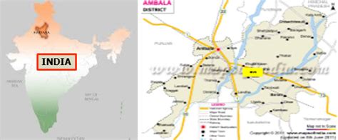 Ambala District Map Map, India World Map, Roadmap, 56% OFF