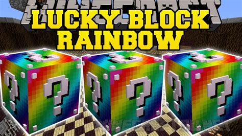 Rainbow Lucky Block Mod v.1.8.1 [1.8] › Mods › MC-PC.NET — Minecraft Downloads