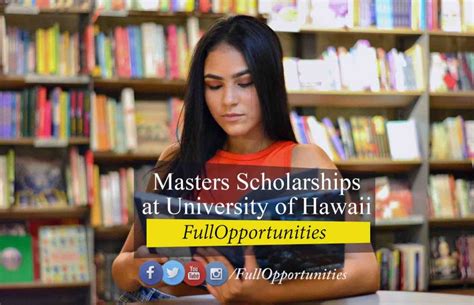 Masters Scholarships at University of Hawaii 2021