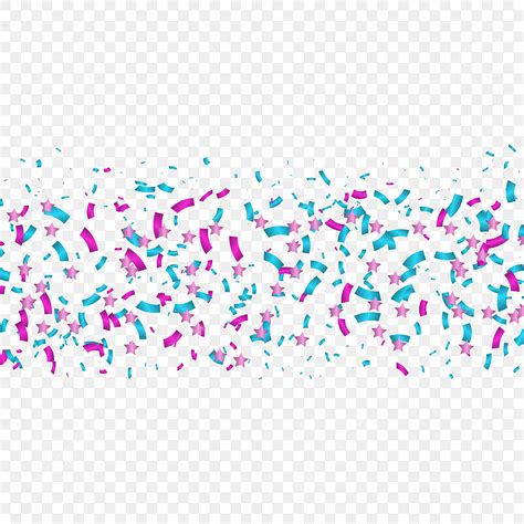 Confetti Illustration Vector PNG Images, Colorful Fun Confetti ...