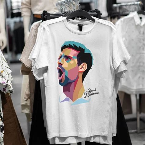 Novak Djokovic Art Portrait Classic T-Shirt