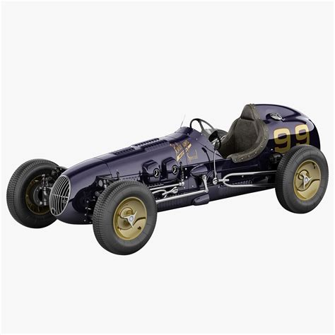 Voiture de course vintage Kurtis Kraft 4000 modèle 3D $199 - .c4d .max ...